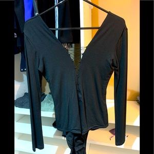 T by Alexander Wang lace up bodysuit. Size M. Worn 2x. Very sexy and elegant top